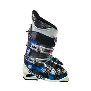 Salomon Impact 8 Energyzer 90 Blue White Ski Boots Men's Size 27-27.5